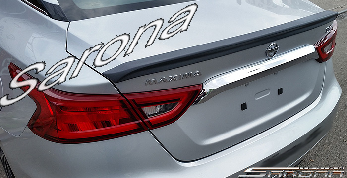 Custom Nissan Maxima  Sedan Trunk Wing (2016 - 2023) - $249.00 (Part #NS-063-TW)